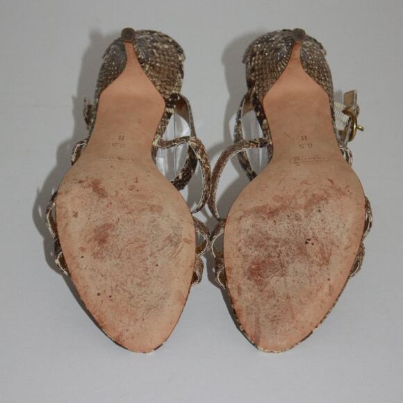 Coach Haydon Python Print High Heels Size 8.5 - Picture 14 of 14
